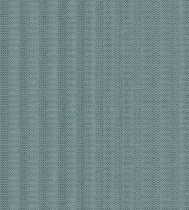 Polka Sprig Wallpaper by Farrow & Ball Berrington Blue / Inchyra Blue