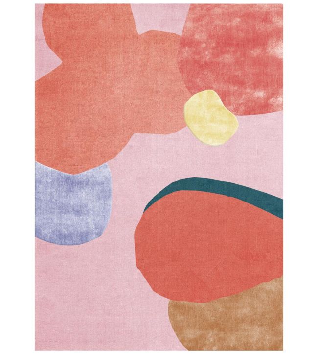 Layered Poppy Kalas Flowerfield rug Pink PKFF160230 Pink