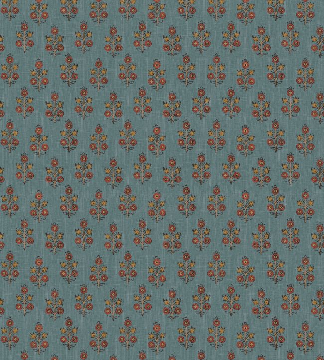 Poppy Sprig Wallpaper by GP & J Baker Denim