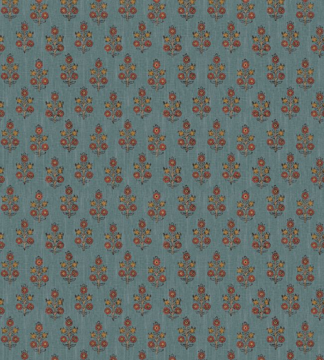 Poppy Sprig Wallpaper by GP & J Baker Denim