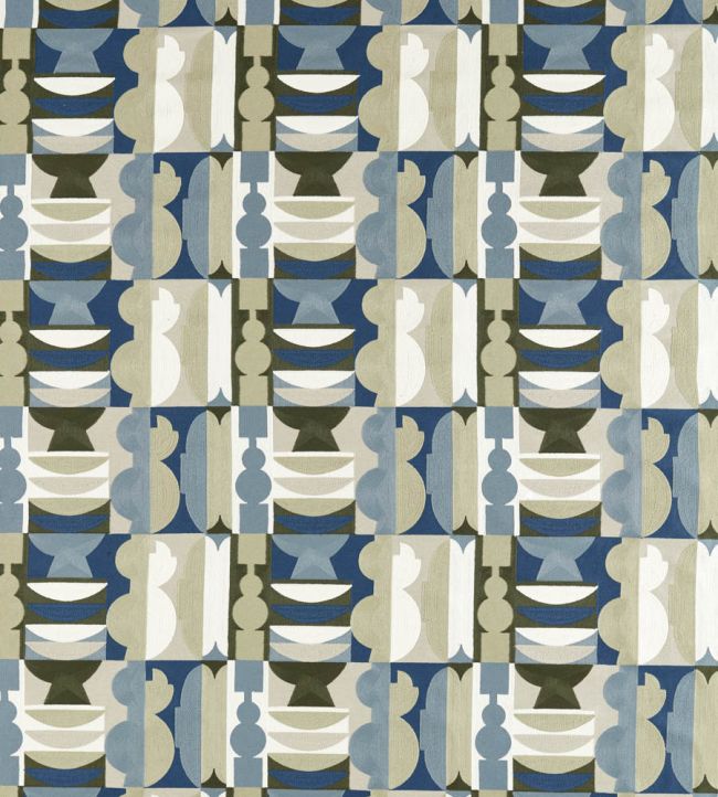 Pot Shop Fabric by Harlequin Atlantic/Neptune Green