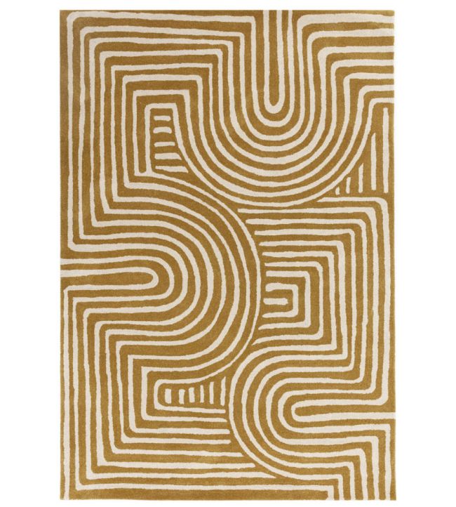 Asiatic Reef Curve rug Ochre RF28 REEF1201700028 Ochre RF28