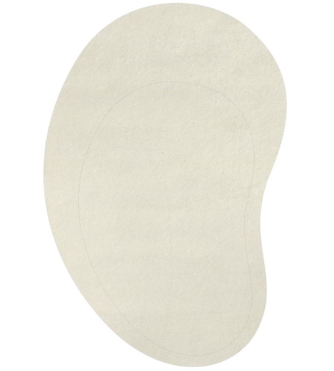 Layered Residue rug Bone White LEFTOVERYARNOW180270 Bone White