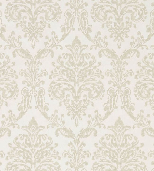 Riverside Damask Wallpaper by Sanderson Oyster/Pearl