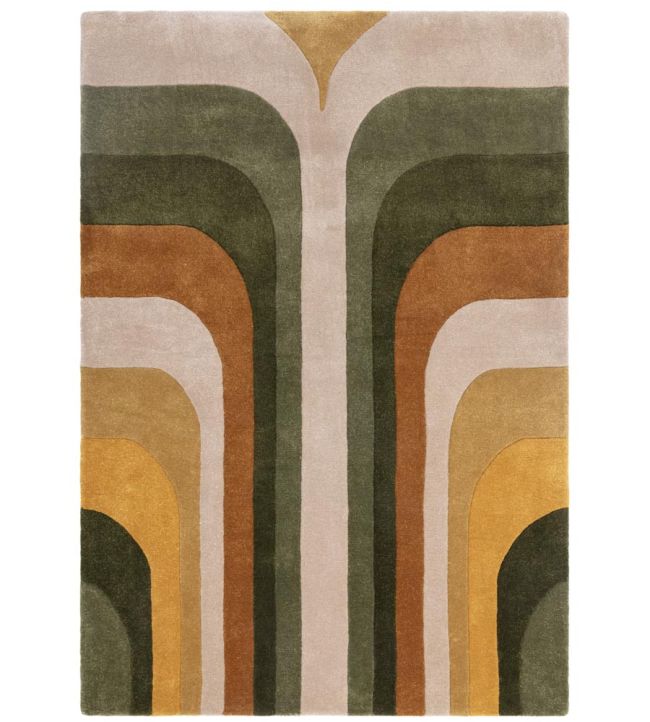 Asiatic Romy Retro rug Green 02 ROMY1201700002 Green 02