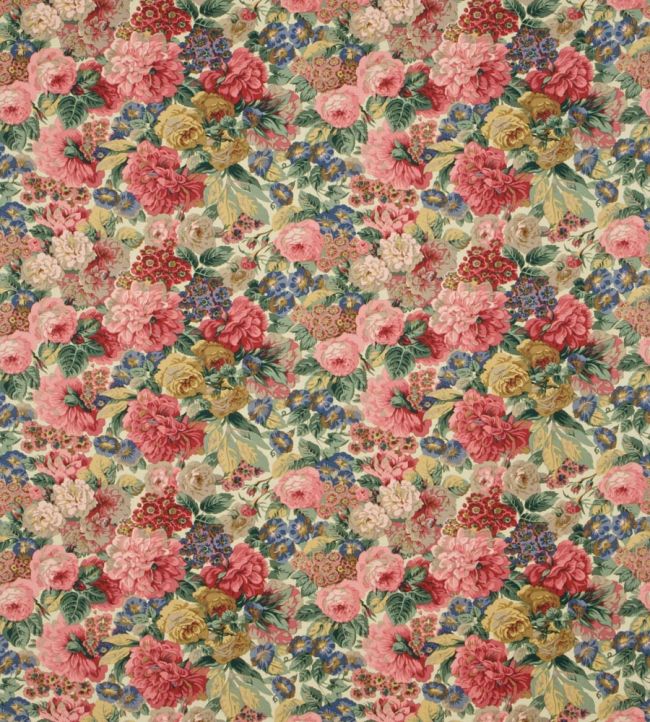 Rose & Peony Fabric by Sanderson Red