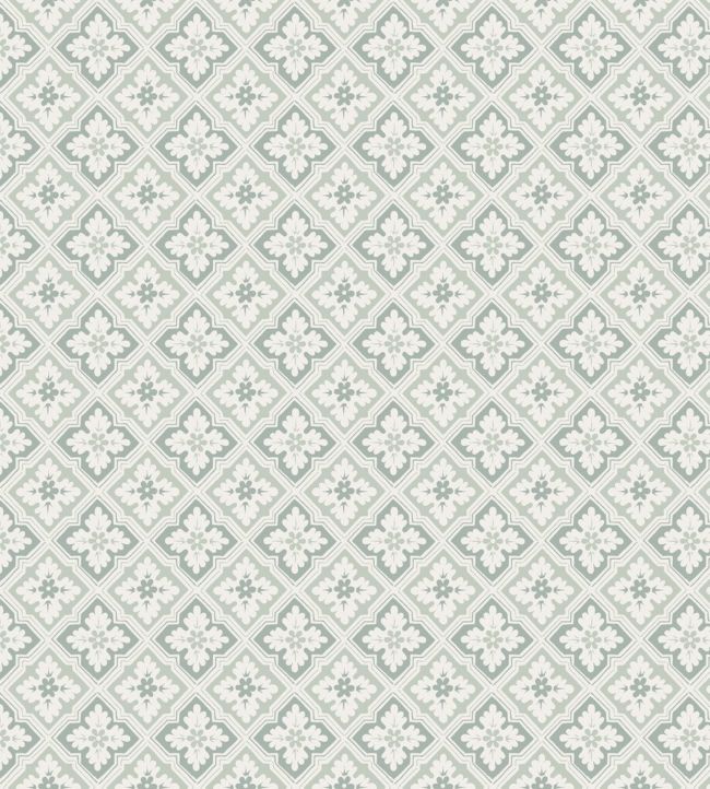 Edvin Wallpaper by Sandberg Willow Green