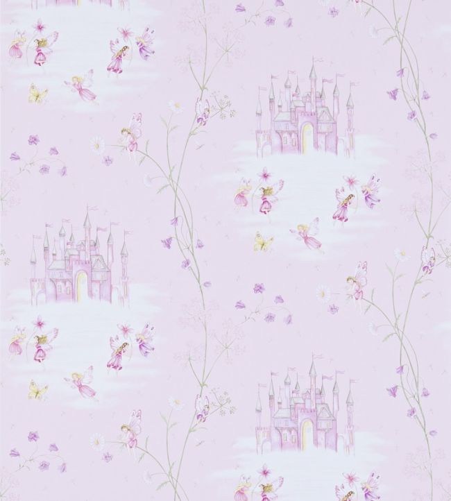 Fairy Castle Wallpaper by Sanderson Pink