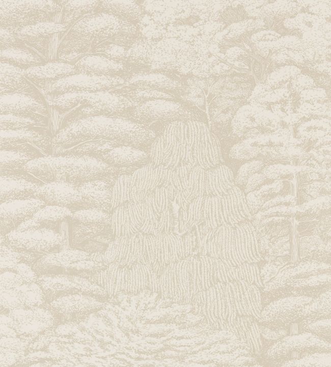 Woodland Toile Wallpaper by Sanderson Ivory/Neutral