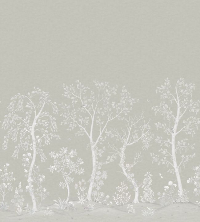 Seasonal Woods Mural by Cole & Son Platinum Matte