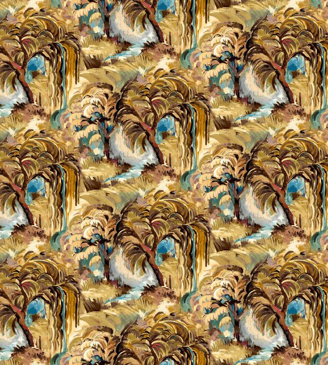 Secret Lagoon Baby Fabric by Arley House Henna