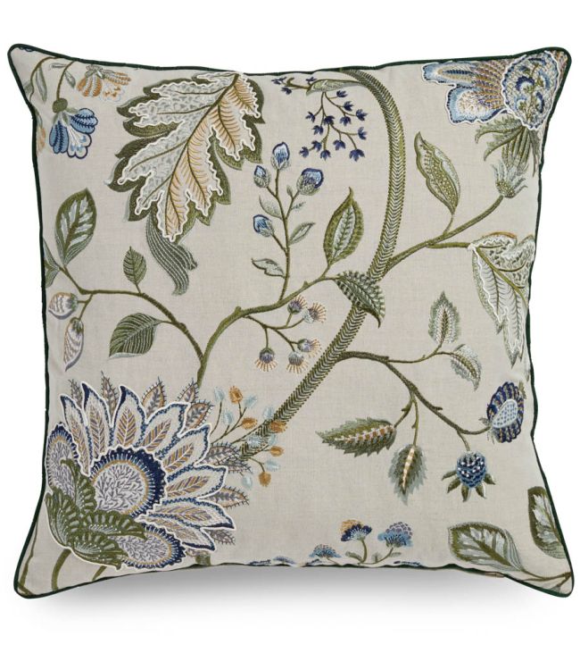 Shalimar Pillow 22 x 22" by James Hare Blue/Green