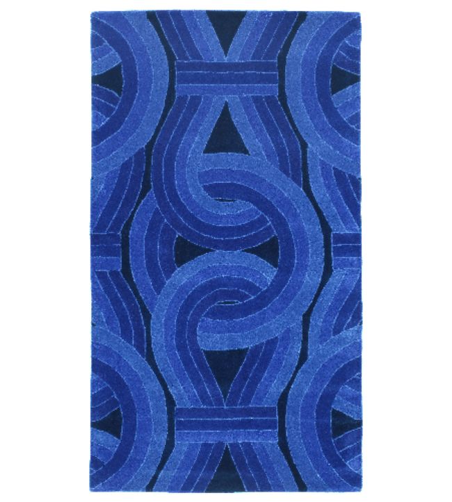 CF Editions Solar Rectangle by Lara Bohinc rug Blue CFR116-02 Blue