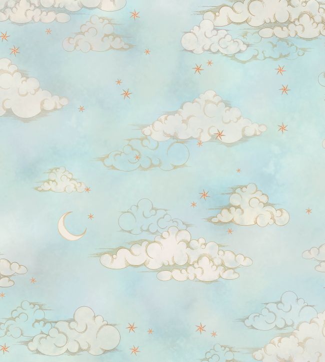 Starry Clouds Wallpaper by Brand McKenzie Green Sky