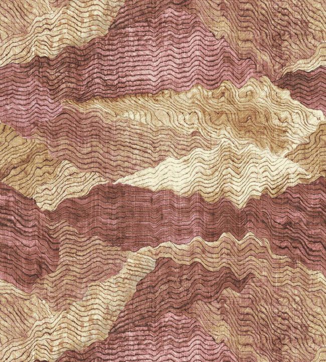 Stormy Waves Mural by Eijffinger Red