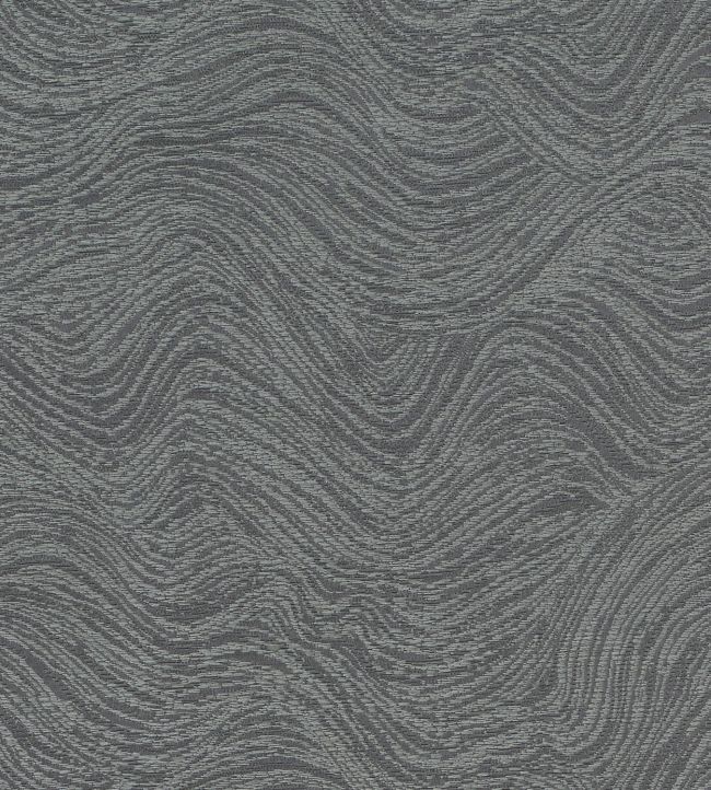 Strata Silk Fabric by James Hare Deep Wave