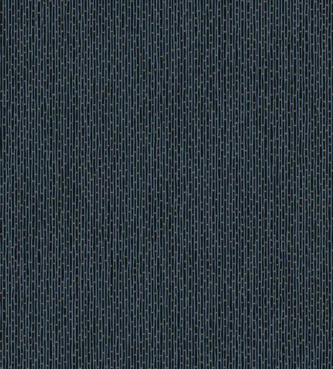 Stripes and Dots Wallpaper by Eijffinger Blue