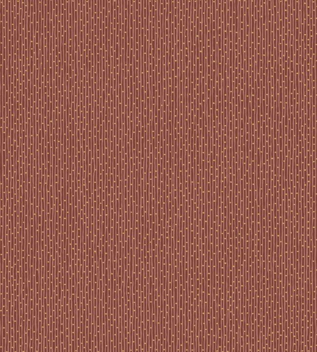Stripes and Dots Wallpaper by Eijffinger Pink/Orange/Terracotta