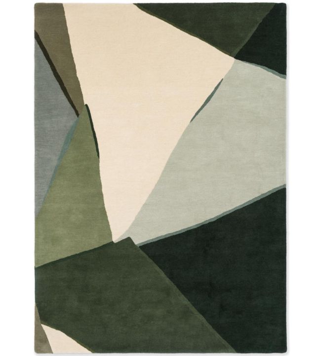 Sumi Reflect Rug in Fern/Pistachio by Harlequin | Jane Clayton