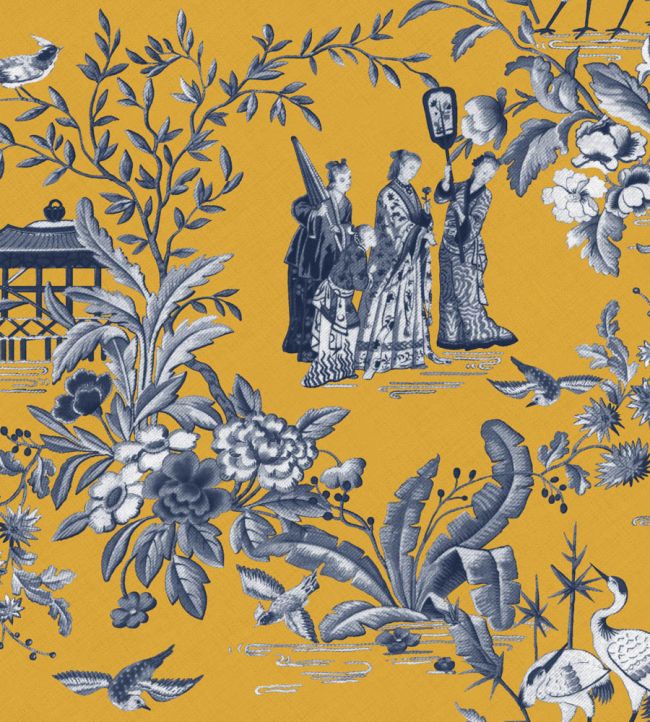Tang Walk Wallpaper by Coordonne Amber