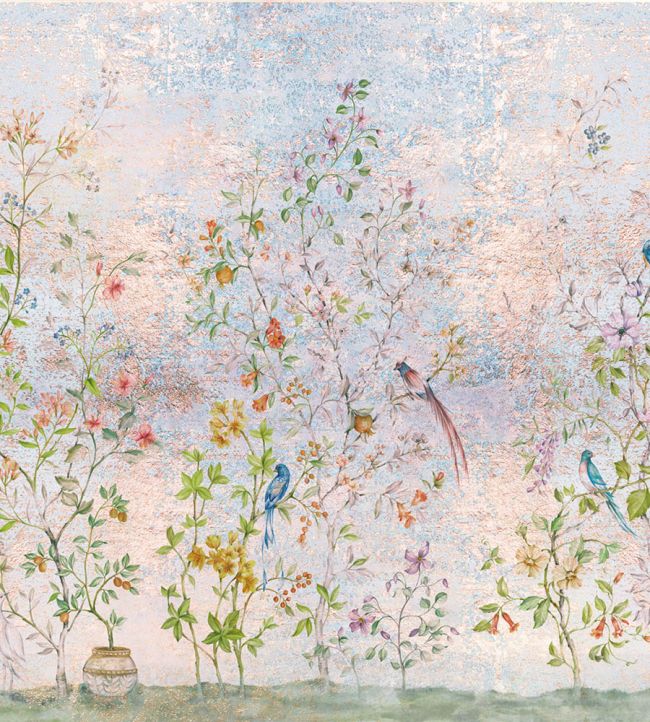 Tea Garden Mural by Coordonne Gold