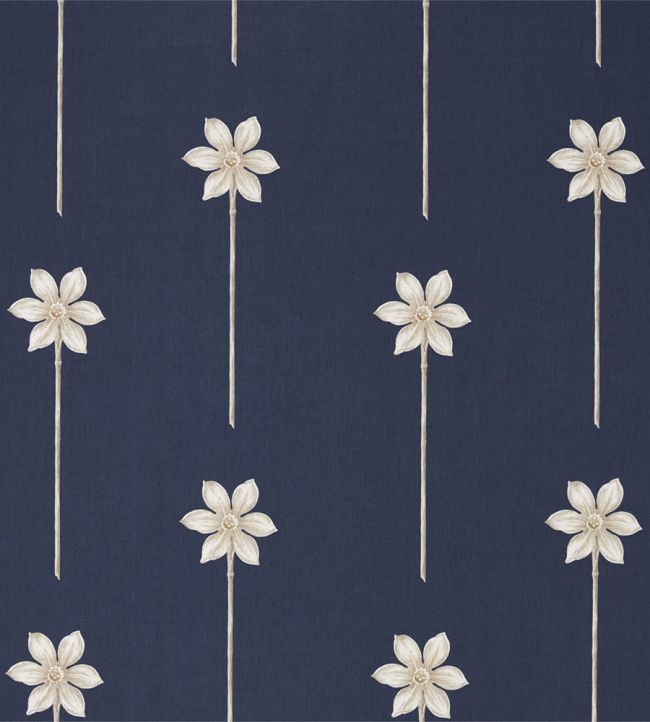 Thalia Fabric by Sanderson Indigo/Natural