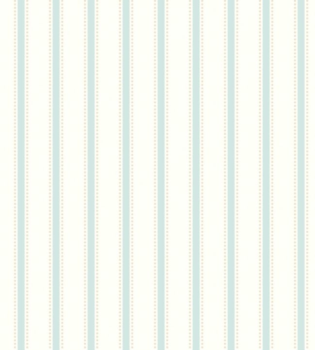 Ticking Stripe Wallpaper by Ohpopsi Seafoam