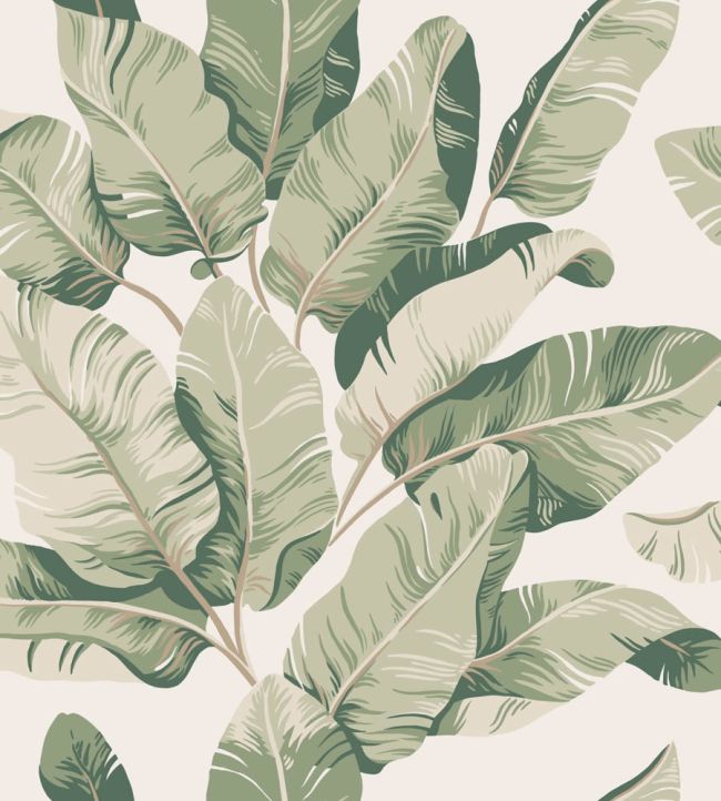 Tom Wallpaper by Sandberg Garden Green