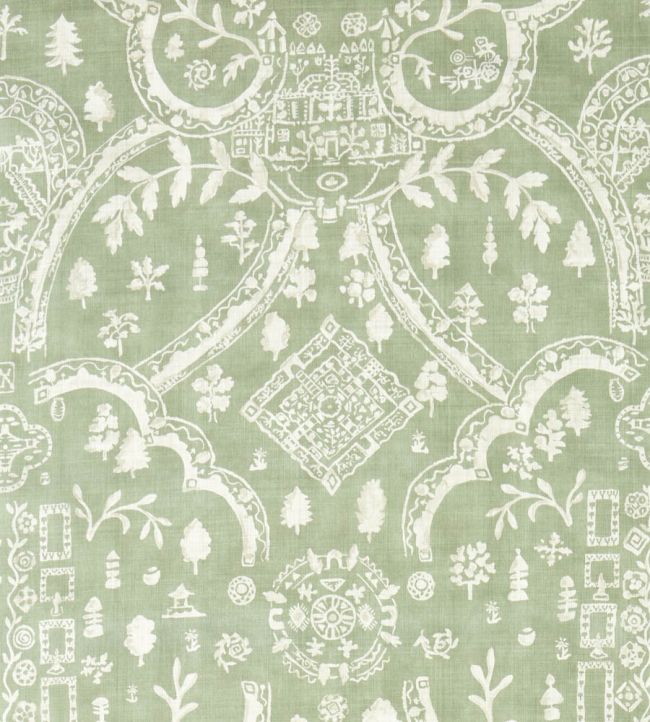 Topiary View Fabric by Sanderson Thyme