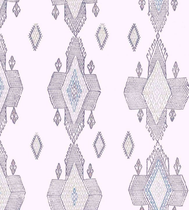 Travelling Light Performance Fabric by Christopher Farr Cloth Azzurro