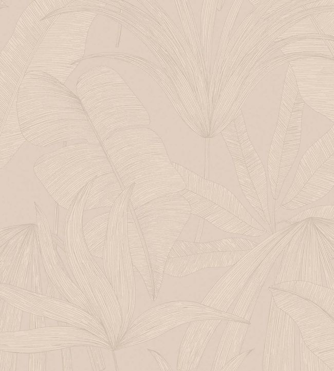 Tropical Leaf Wallpaper by Eijffinger Beige / Sand