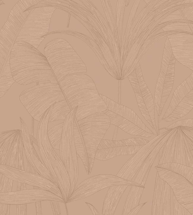 Tropical Leaf Wallpaper by Eijffinger Pink