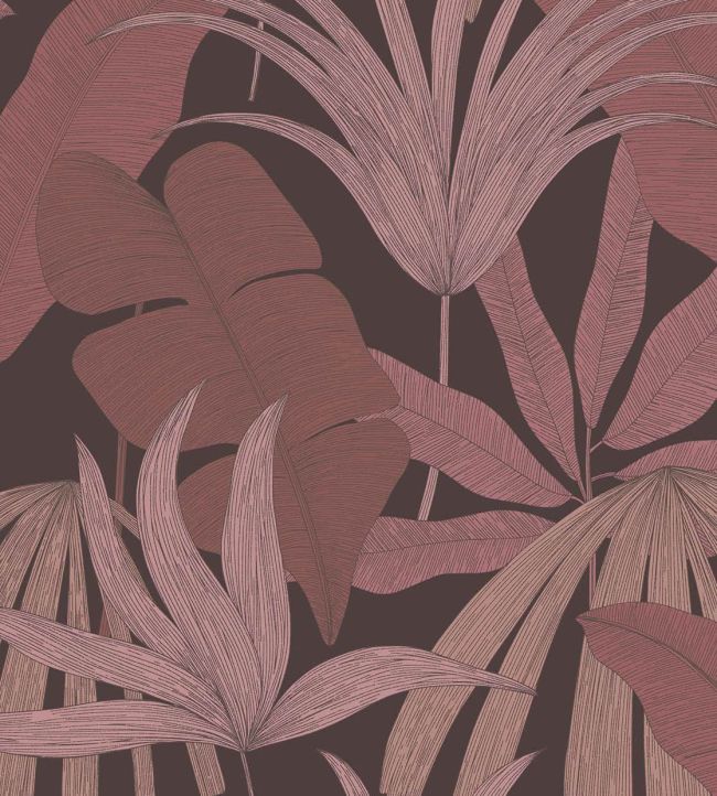 Tropical Palm Wallpaper by Eijffinger Purple / Pink