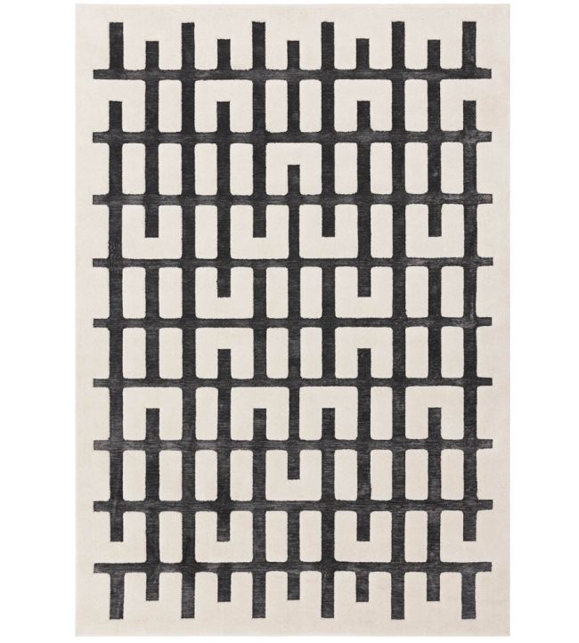 Asiatic Valley Junction rug Charcoal/Ivory 10 VALE1201700010 Charcoal/Ivory 10