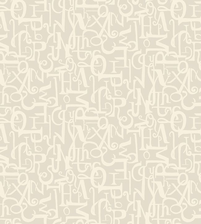 Verso Wallpaper in Beige by Tres Tintas | Jane Clayton