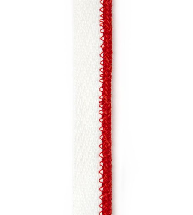 Vertelli Piping Performance Trim by Christopher Farr Cloth Rosso