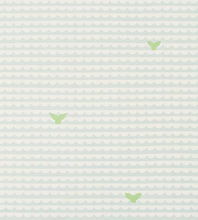 We Sailed Away Fabric by Christopher Farr Cloth Pale Blue