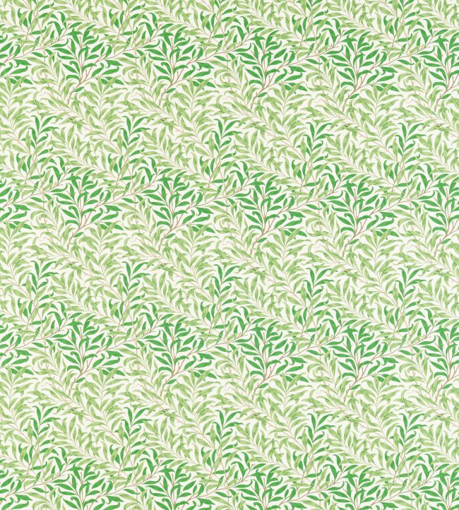 Willow Boughs Fabric by Morris & Co Leaf Green