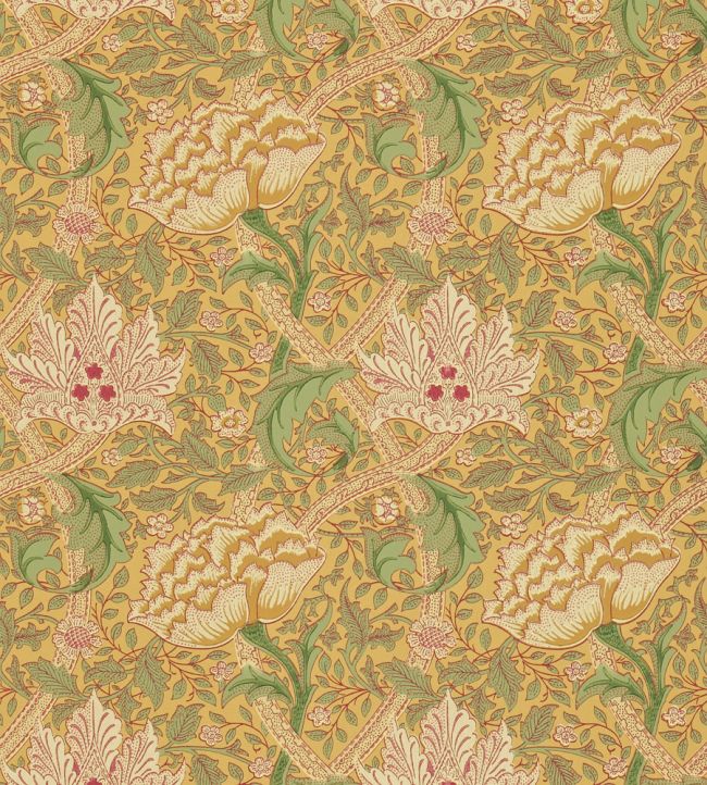 Windrush Wallpaper by Morris & Co Gold/Thyme