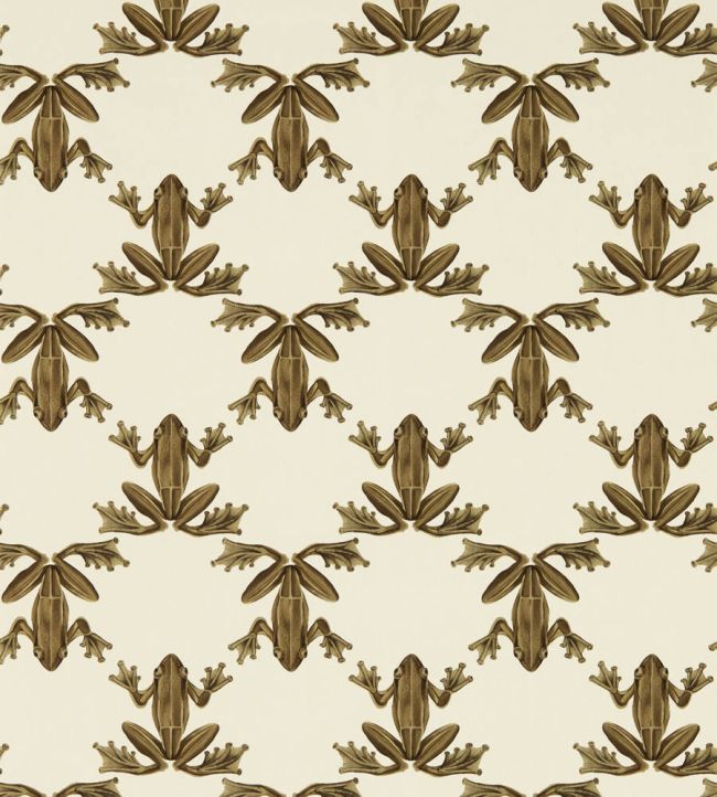 Wood Frog Wallpaper by Harlequin Gold / Parchment