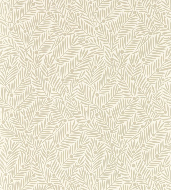 Yew & Aril Wallpaper by Morris & Co Rice Paper