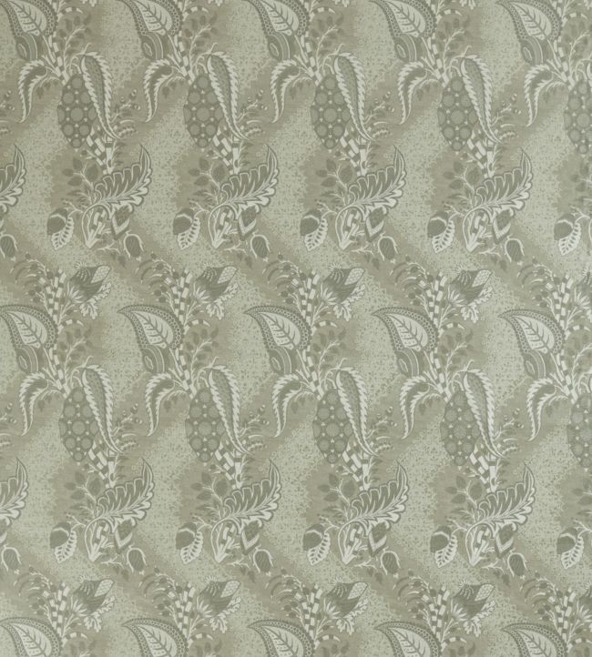 Bizarre Velvet Fabric by Zoffany Platinum Grey