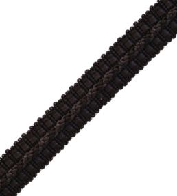 1/2" Le Jardin Silk Gimp Trimming by Samuel & Sons Charcoal