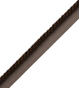 6mm Cambridge Cord With Tape Trimming by Samuel & Sons Espresso