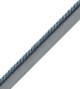 6mm Cambridge Cord With Tape Trimming by Samuel & Sons Prussian