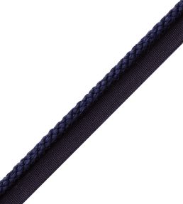 6mm Cambridge Cord With Tape Trimming by Samuel & Sons Sapphire