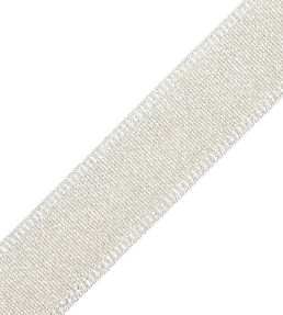 38mm Cambridge Metallic Braid Trimming by Samuel & Sons Platinum