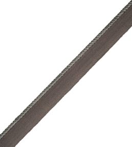 2.5mm Cambridge Cord With Tape Trimming by Samuel & Sons Graphite