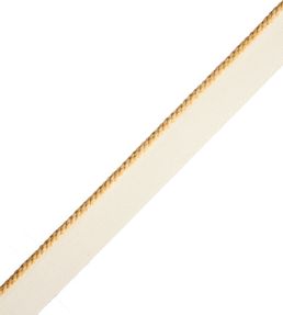 2.5mm Cambridge Cord With Tape Trimming by Samuel & Sons Honey