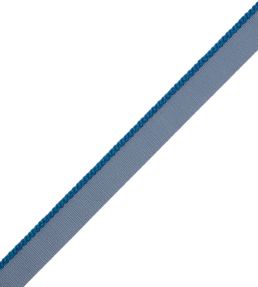 2.5mm Cambridge Cord With Tape Trimming by Samuel & Sons Mykonos Blue